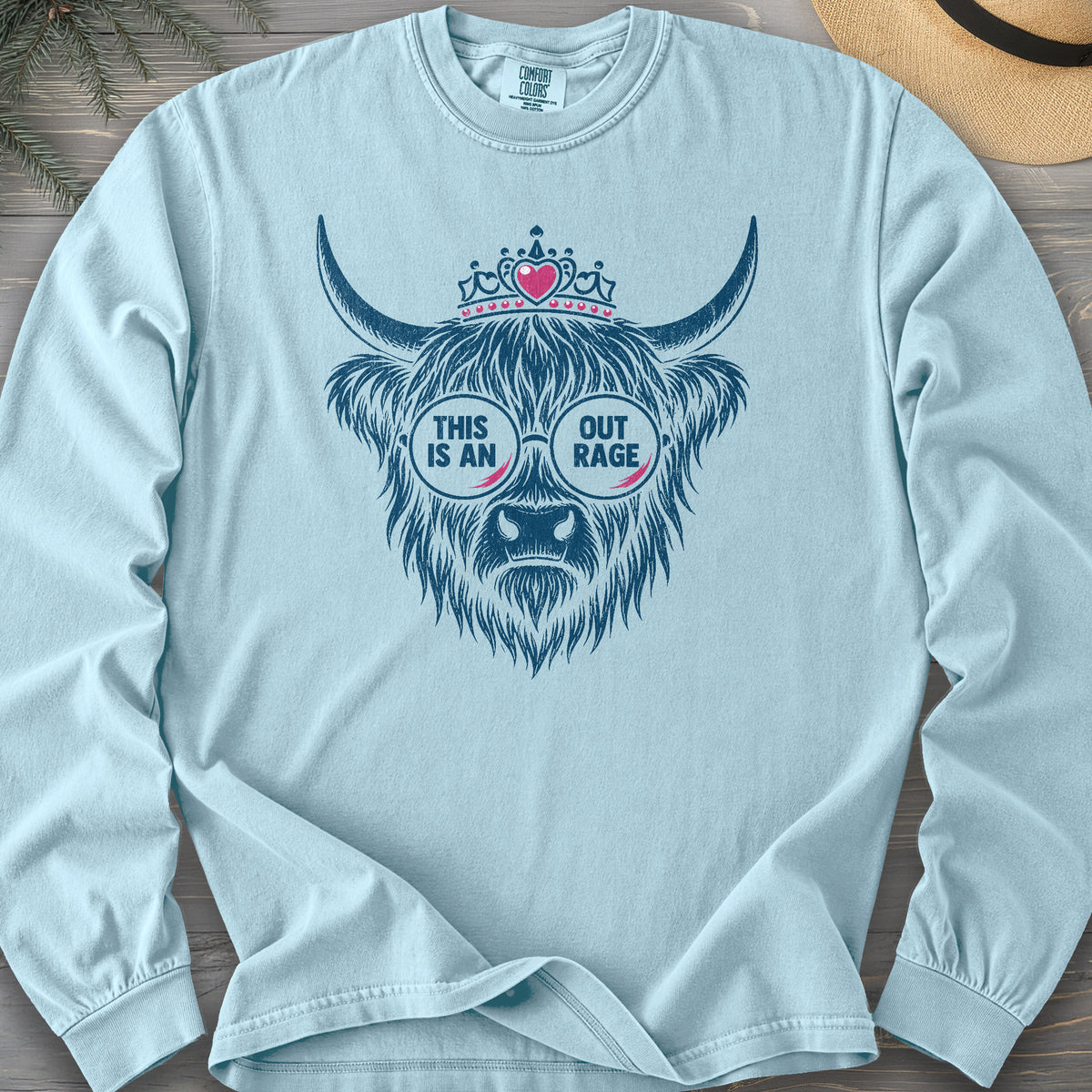 Outrage Coo Comfort Colors 6014 Long Sleeve