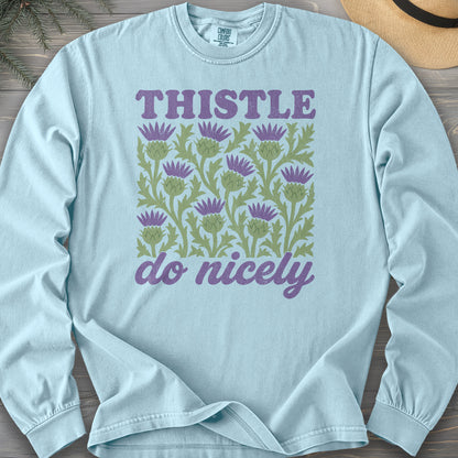 Thistle Do Nicely Comfort Colors 6014 Long Sleeve