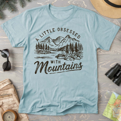 "A Little Obsessed with Mountains" Comfort Colors T-Shirt