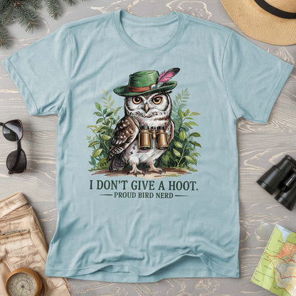 Bird Nerd Owl Design Comfort Colors T-Shirt