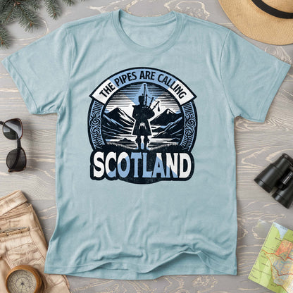 Scotland "The Pipes Are Calling" Comfort Colors T-Shirt