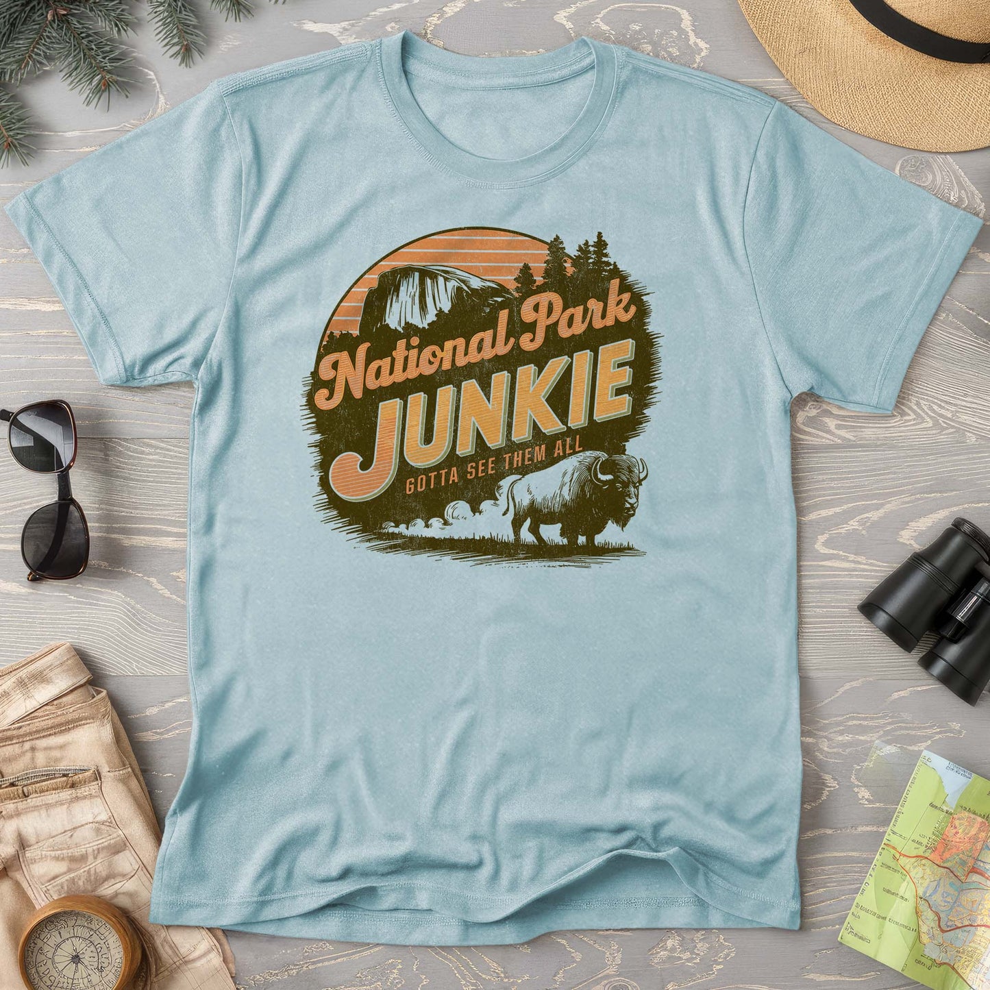 National Park "Junkie" Comfort Colors T-Shirt