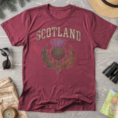 Scotland Distressed Thistle Comfort Colors T-shirt