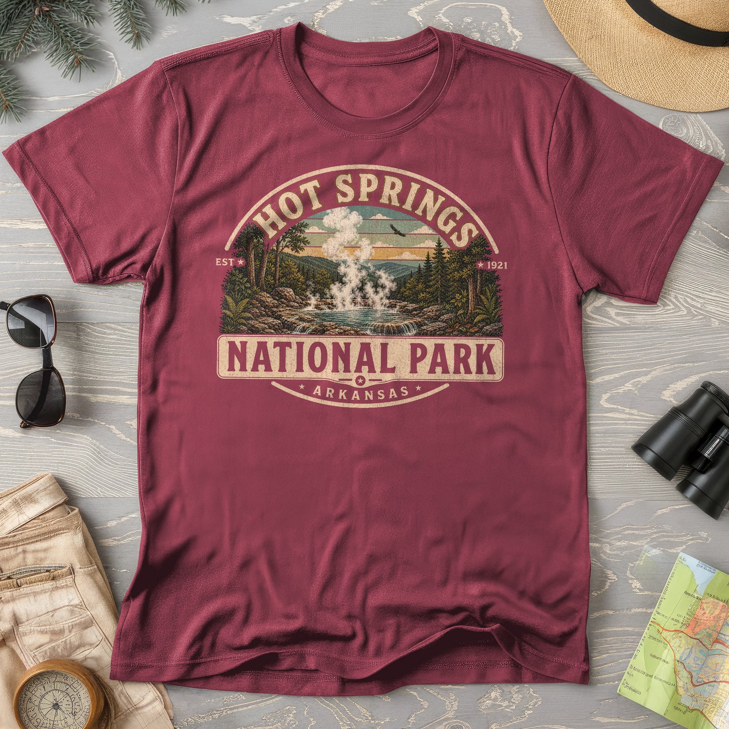 Hot Springs Medallion T-Shirt