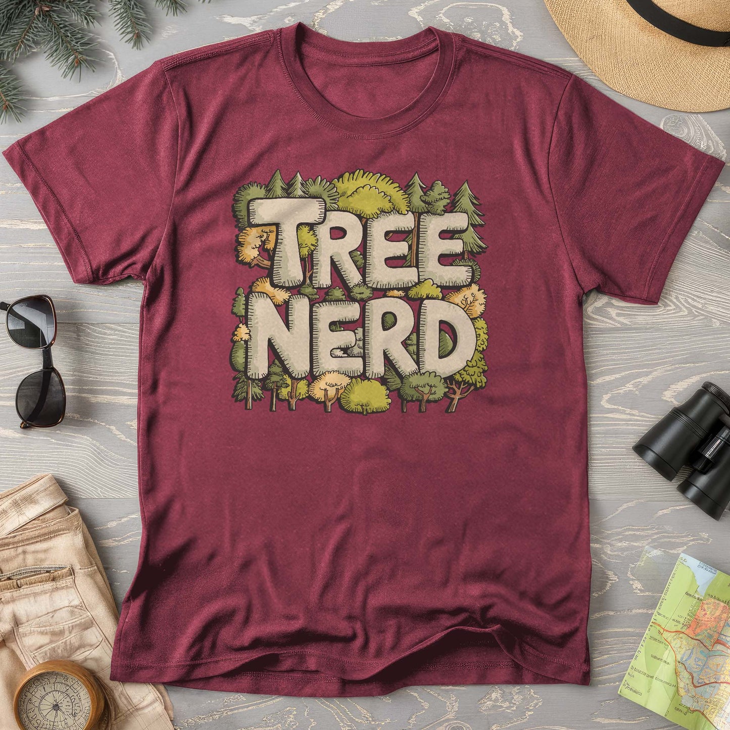 Tree Lover "Tree Nerd" Comfort Colors T-Shirt