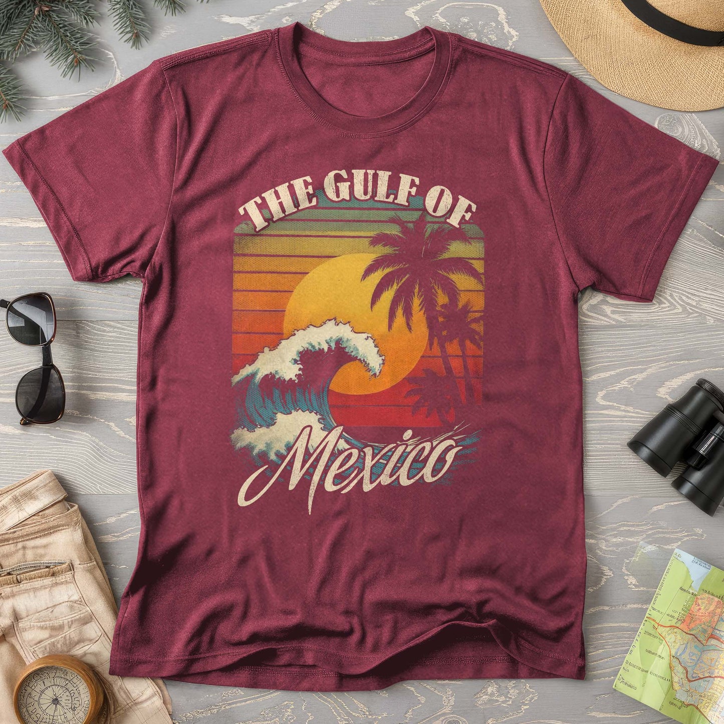 Gulf of Mexico "Retro Wave" Comfort Colors T-Shirt