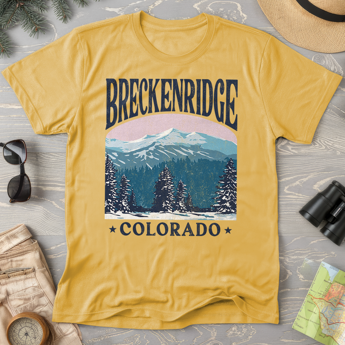 Breckenridge Colorado "Big and Bold" Comfort Colors T-Shirt