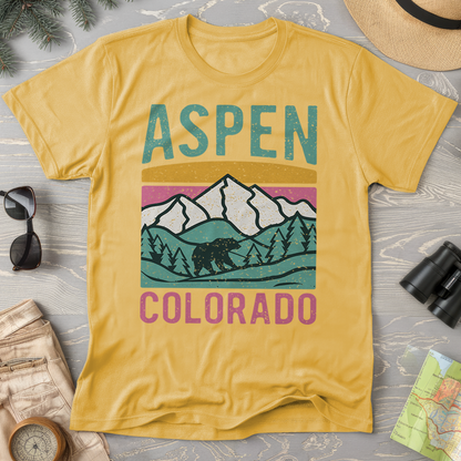 Aspen Colorado Bear Comfort Colors T-Shirt
