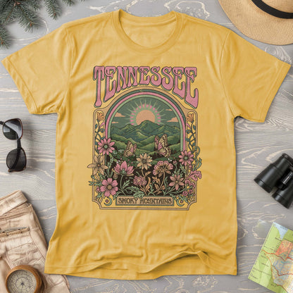 Tennessee Smoky Mountains Butterfly Comfort Colors T-shirt