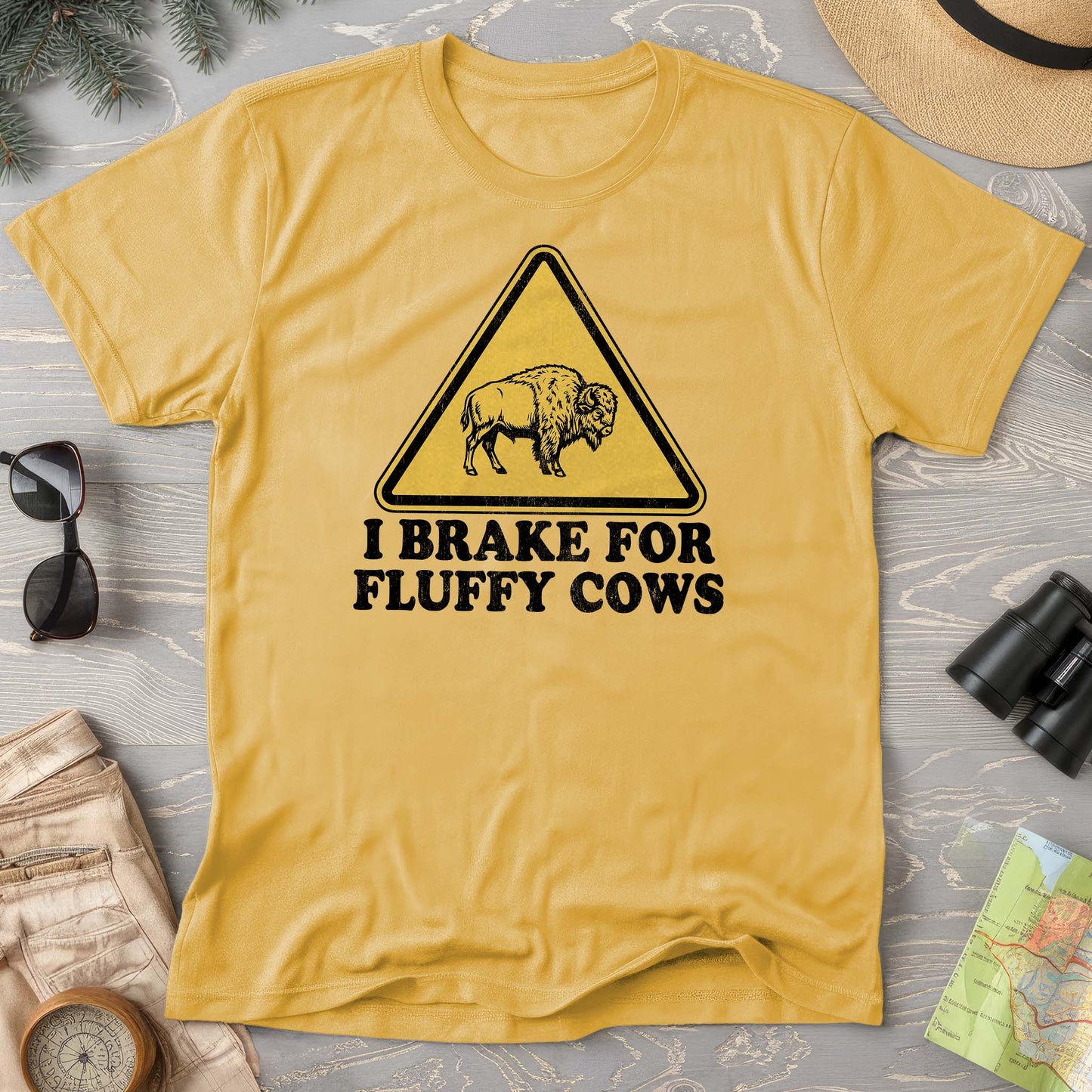 Brake For Fluffy Cows T-Shirt