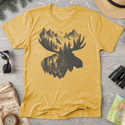 Moose Double Exposure T-Shirt