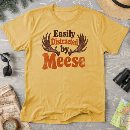 Distracted By Meese Antlers T-Shirt