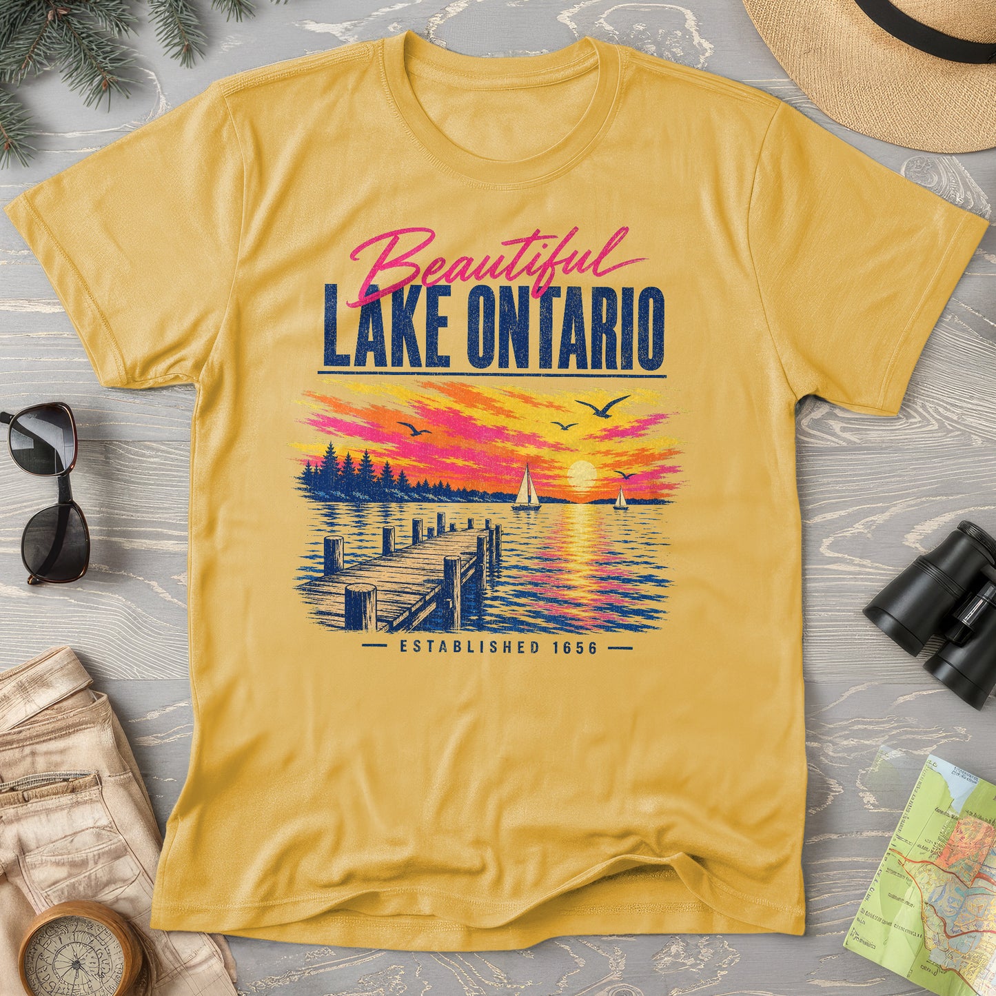 Lake Ontario Color Burst T-Shirt