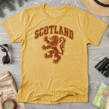 Red Vintage Rampant Lion T-Shirt