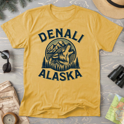 Denali National Park "Vintage Wolf" Comfort Colors T-Shirt