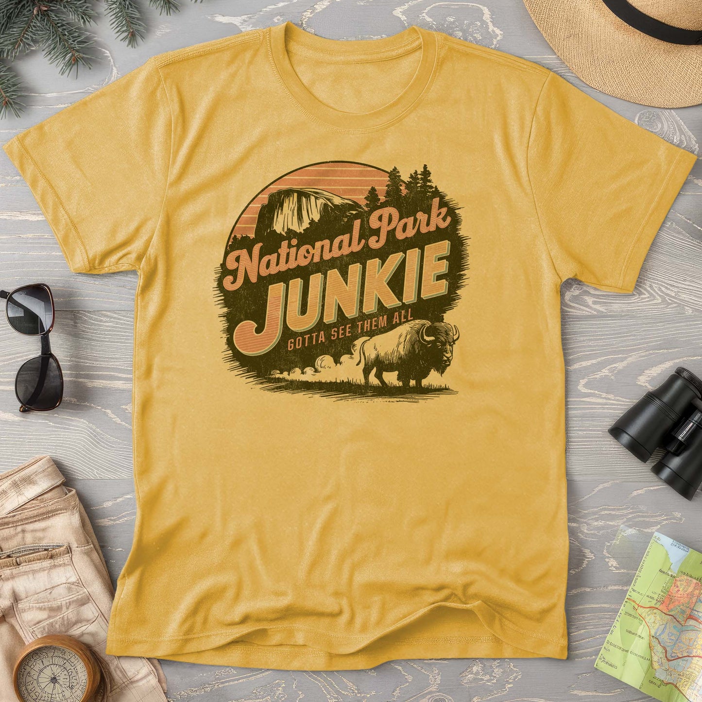 National Park "Junkie" Comfort Colors T-Shirt