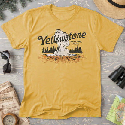 Yellowstone National Park "Old Faithful" Comfort Colors T-Shirt