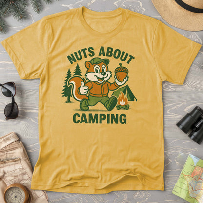 Nuts About Camping Comfort Colors T-Shirt