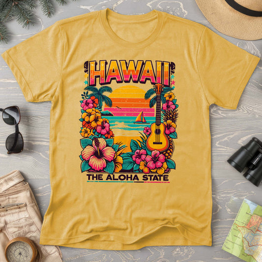 Hawaii The Aloha State "Beach Vibes" T-Shirt