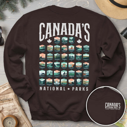 Canada's National Parks "Badges" Sweatshirt