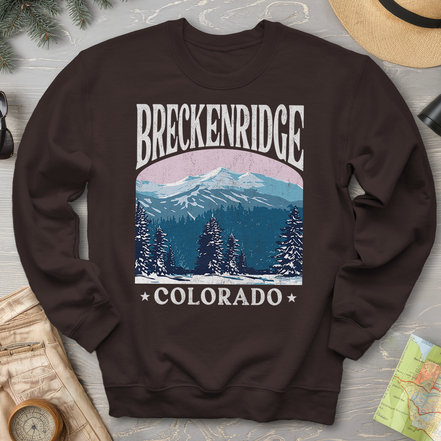 Breckenridge Colorado "Big and Bold" Sweatshirt