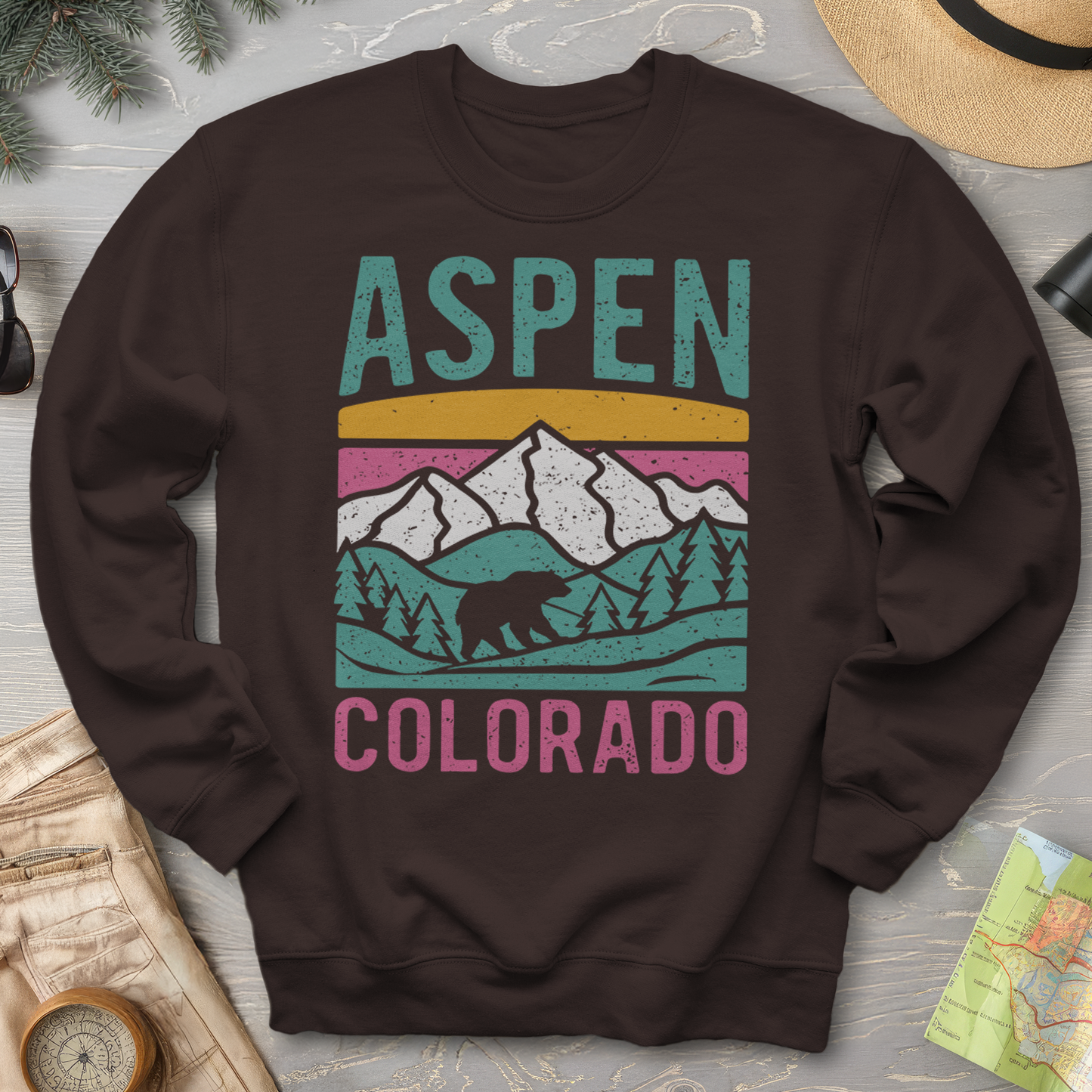 Aspen Colorado Bear Sweatshirt