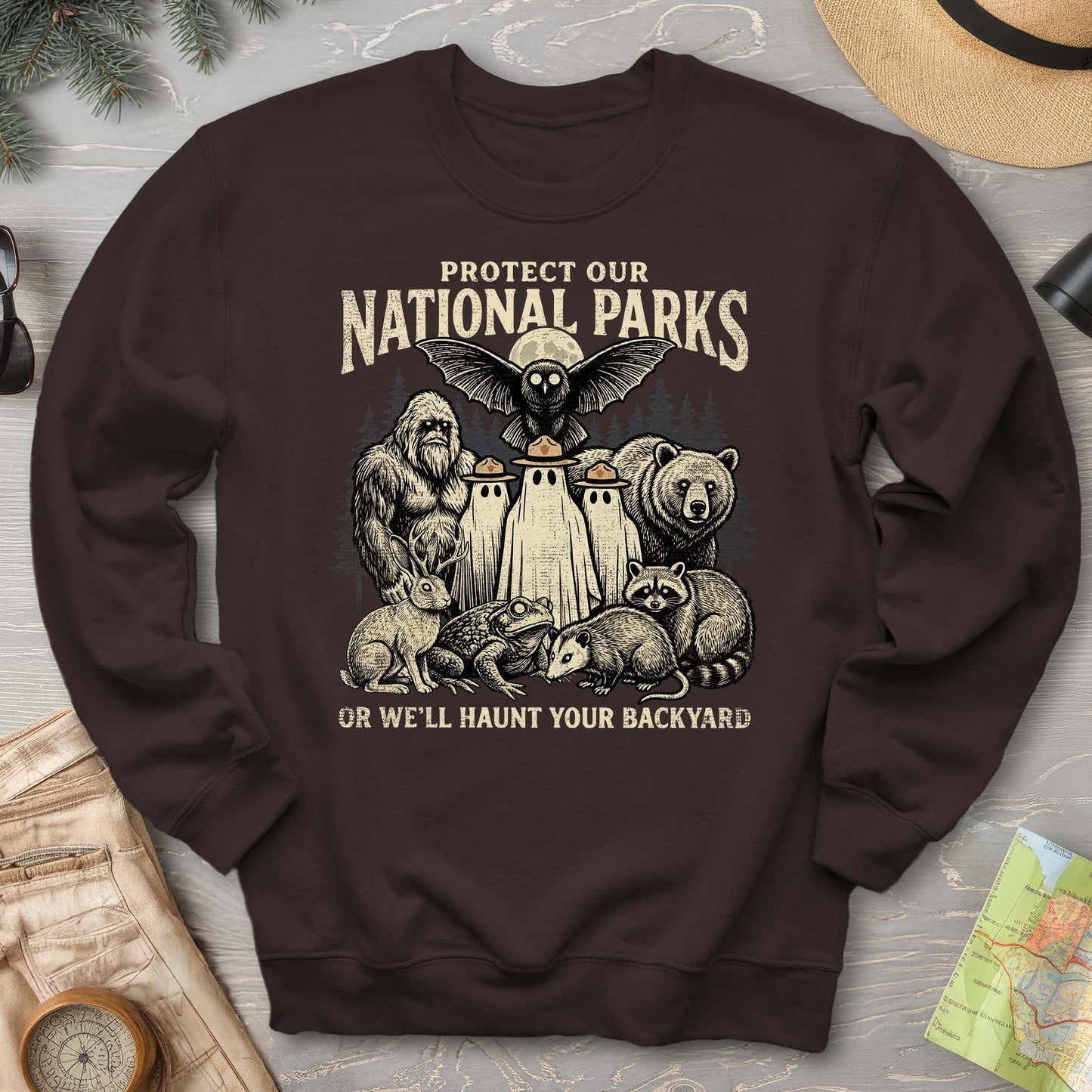 National Parks Backyard Haunt Sweatshirt