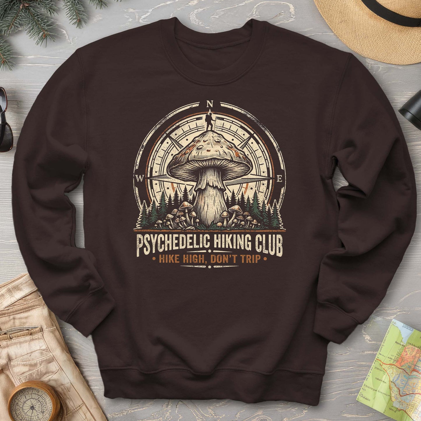 Psychedelic Hiking Club Sweatshirt