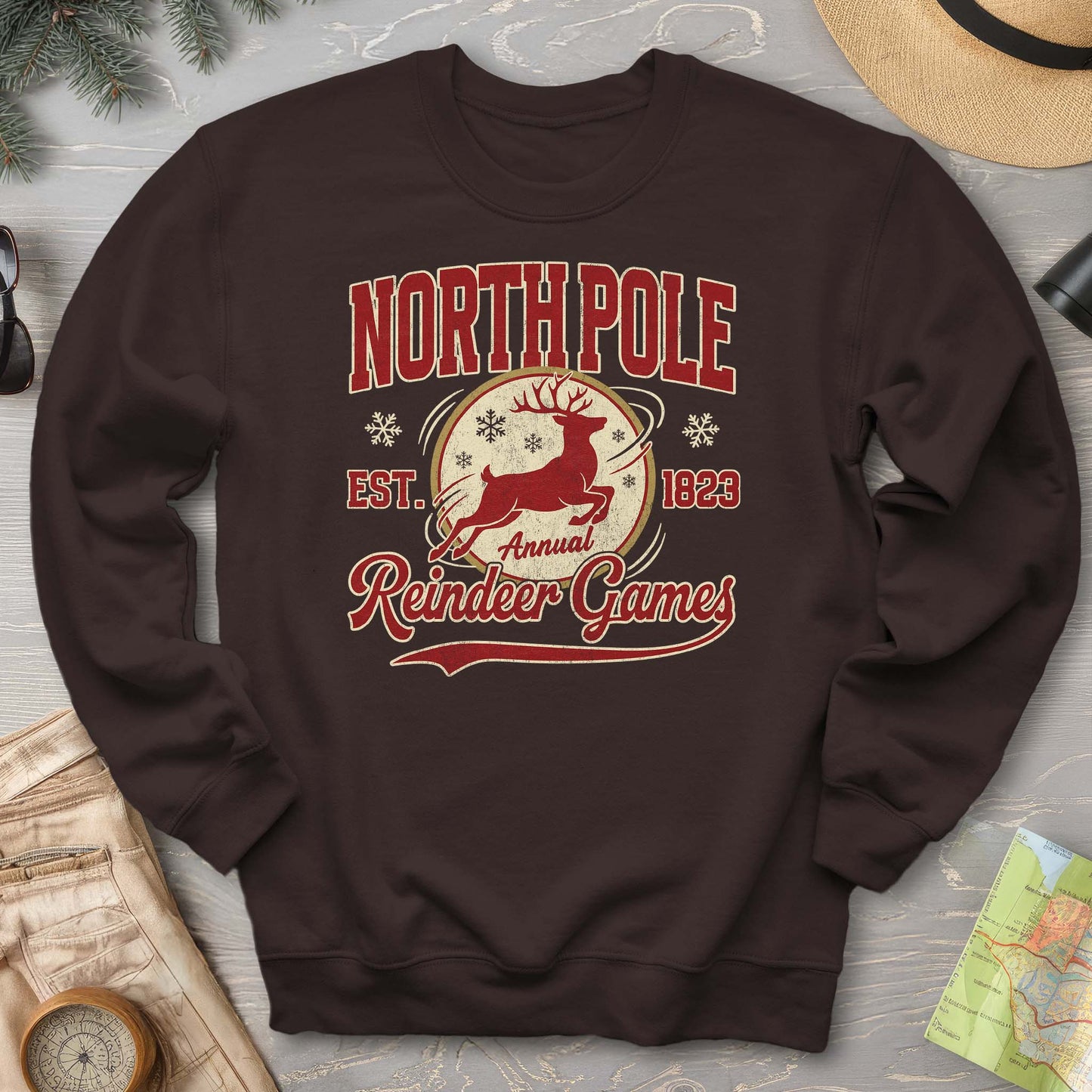 North Pole Annual Reindeer Games Sweatshirt