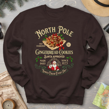 North Pole Gingerbread Cookies Sweatshirt