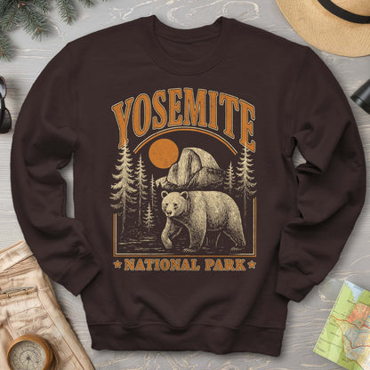 Yosemite National Park "Vintage El Capitan" Bear Sweatshirt