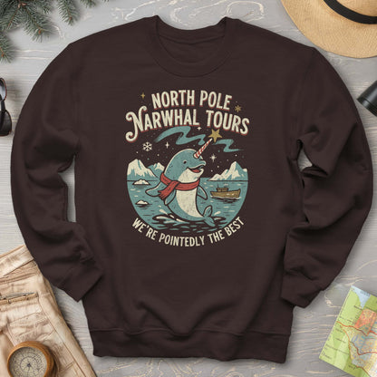 North Pole Narwhal Tours Sweatshirt