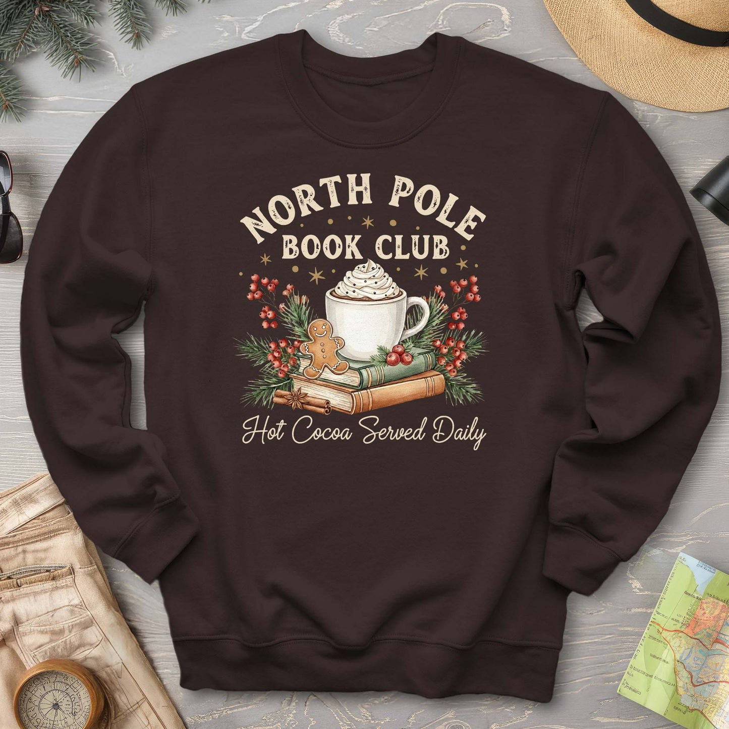 North Pole Book Club Sweatshirt