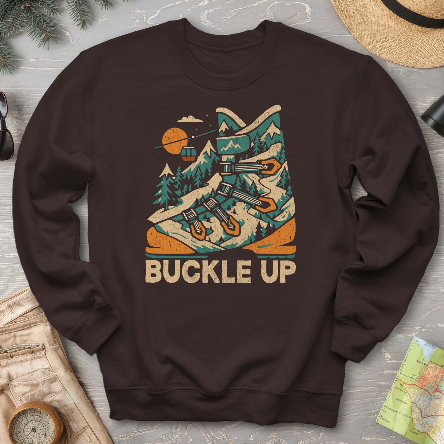 Buckle Up Ski Boot Sweatshirt