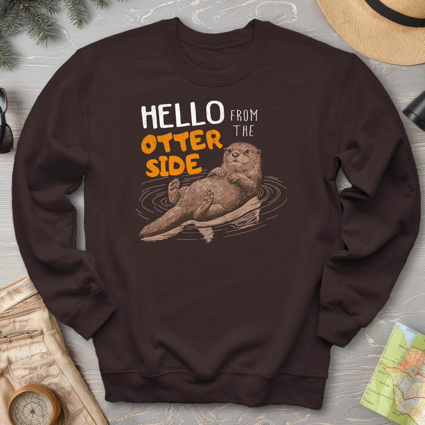 Hello From the Otter Side Sweatshirt