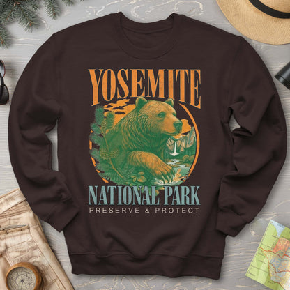 Yosemite Vintage Varsity Bear Sweatshirt