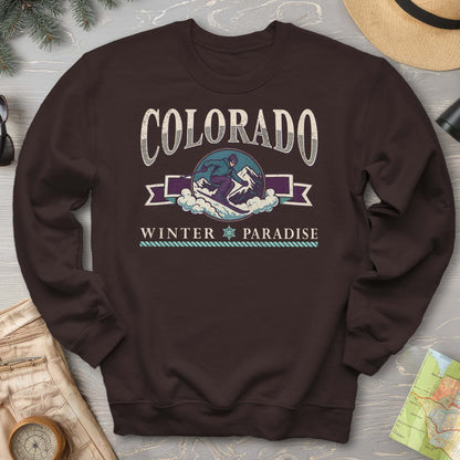 Colorado 90's Retro Ski Sprint Sweatshirt