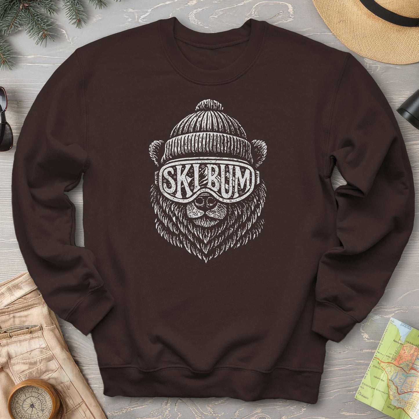 Ski Bum Bear Sweatshirt