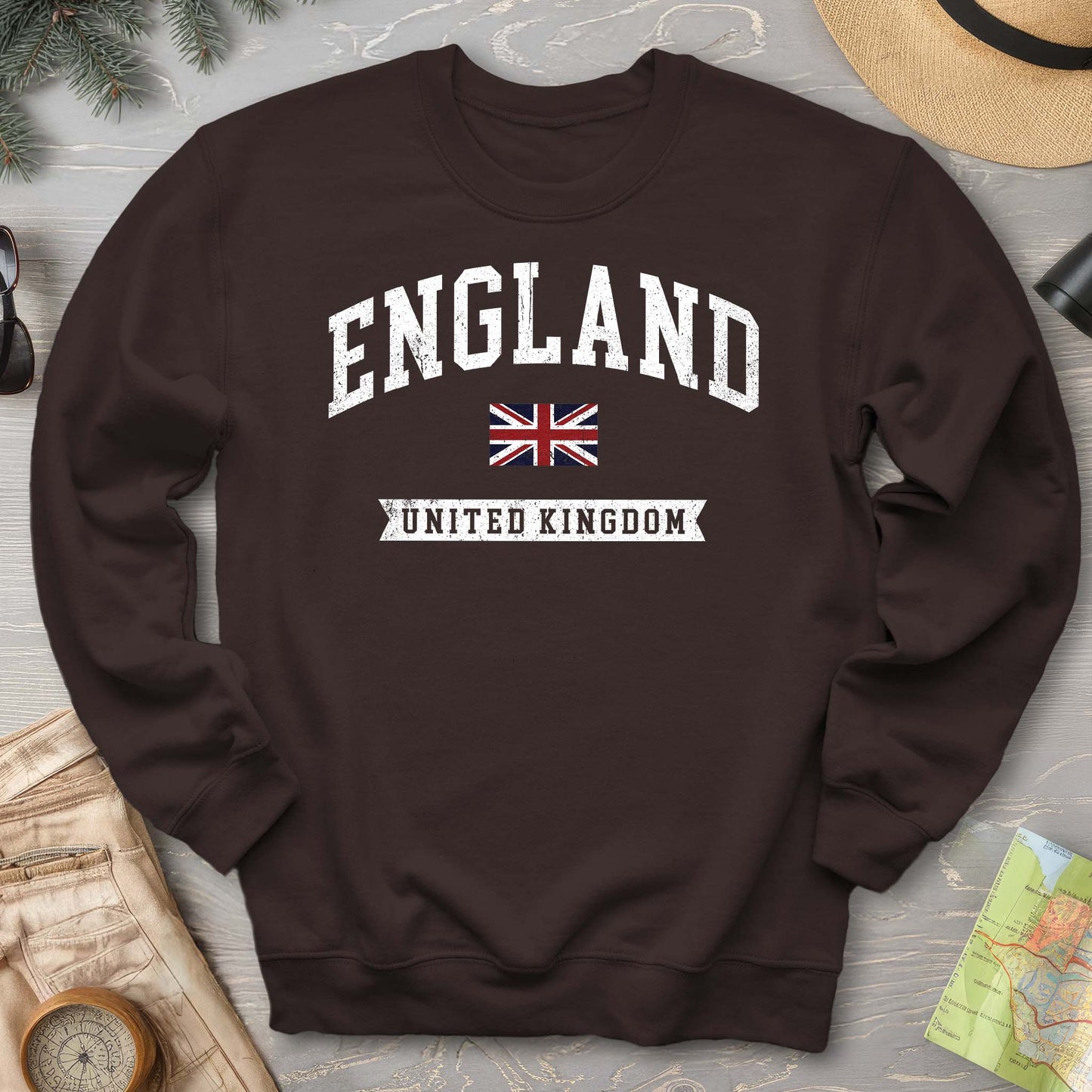 England Varsity Flag Sweatshirt