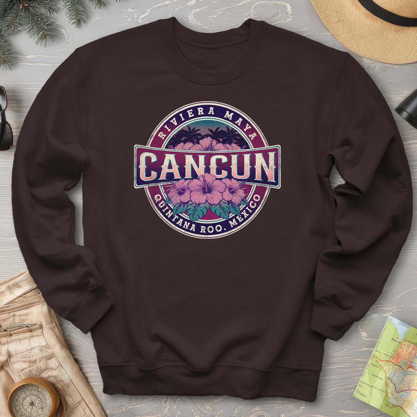 Cancun Badge Sweatshirt