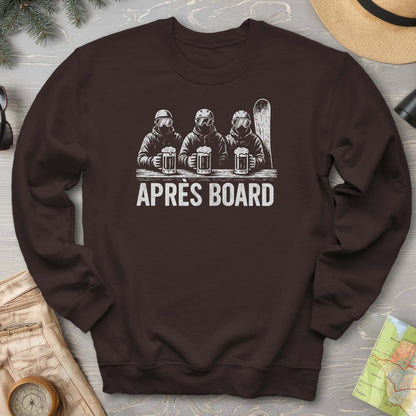 "Apres Board" Snowboard Sweatshirt