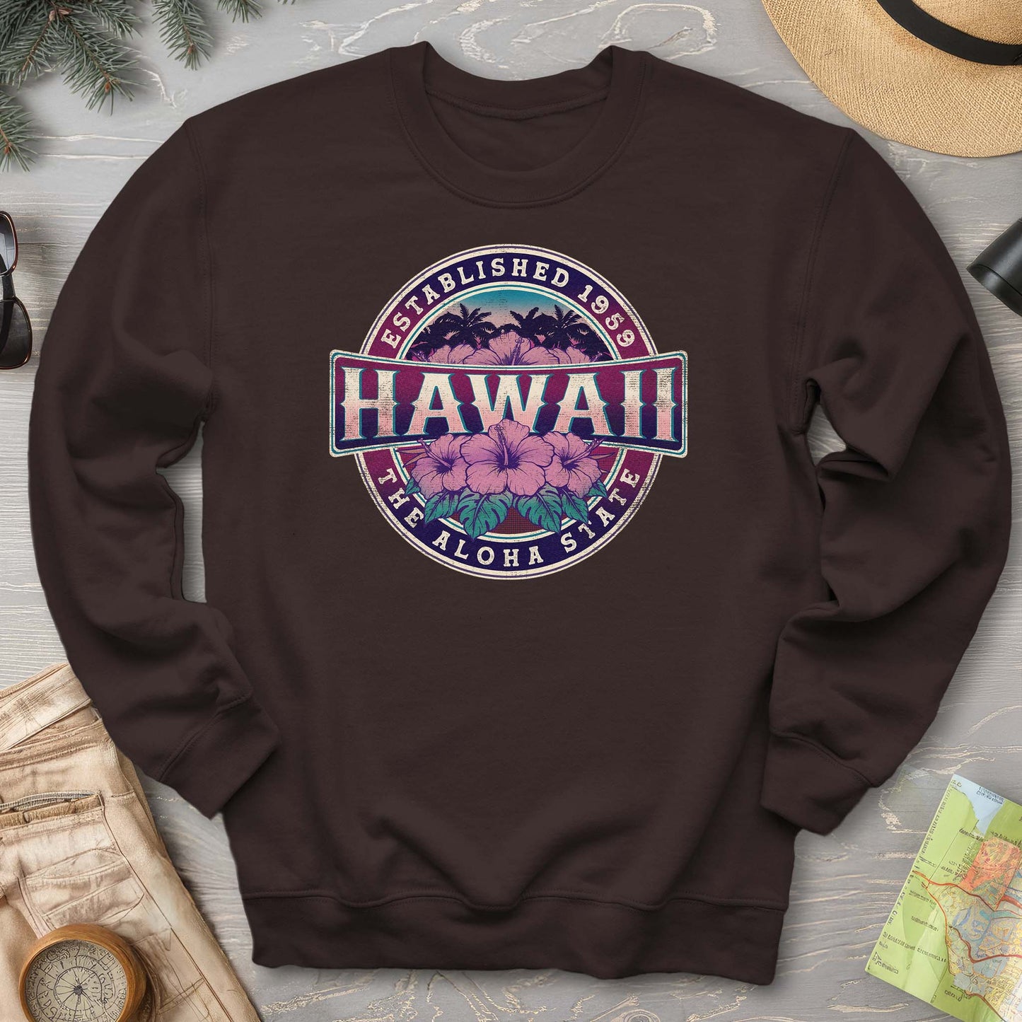 Hawaii Badge Sweatshirt