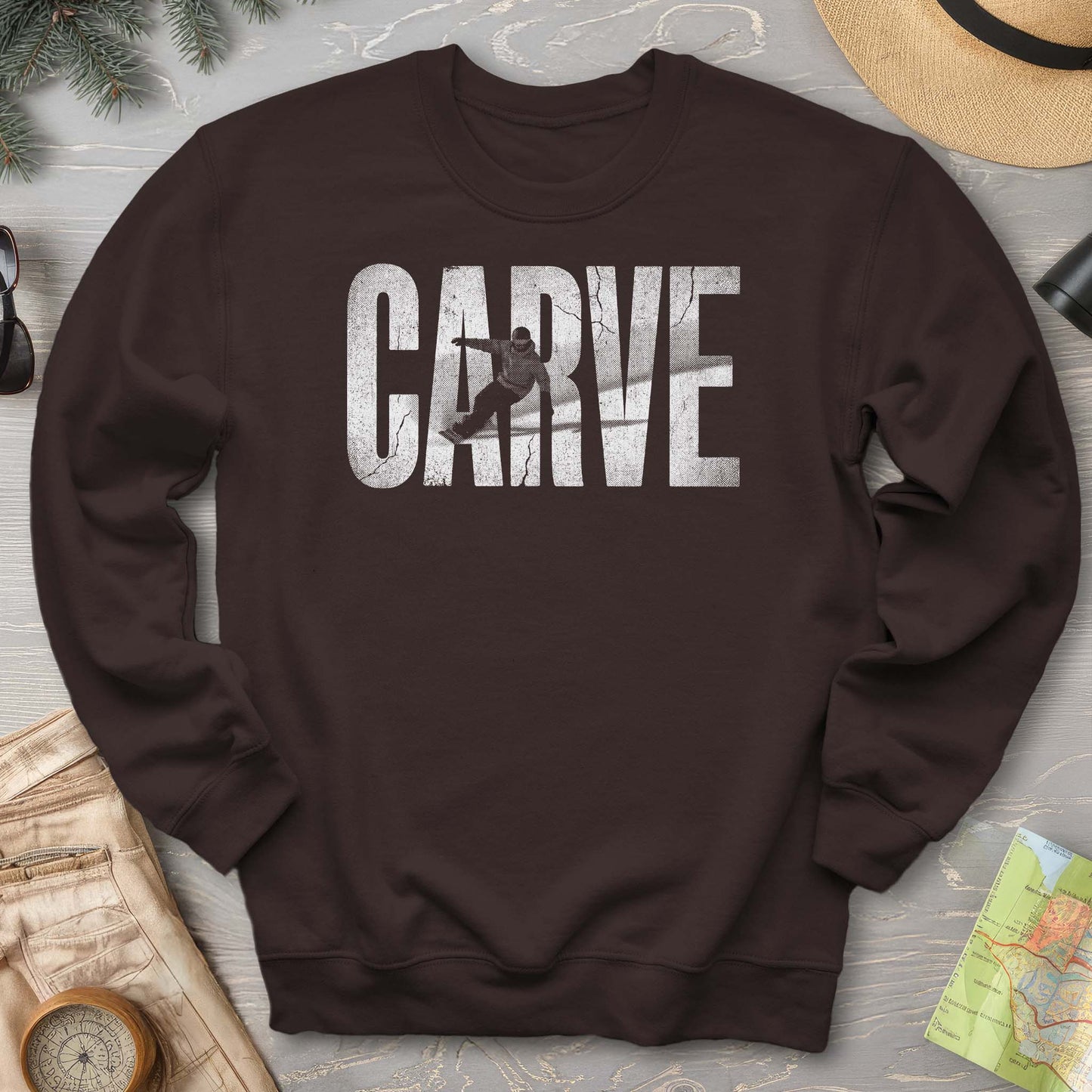 Carve Snowboard Sweatshirt