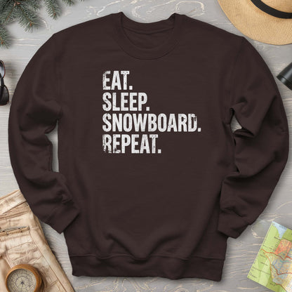 Eat Sleep Snowboard Sweatshirt