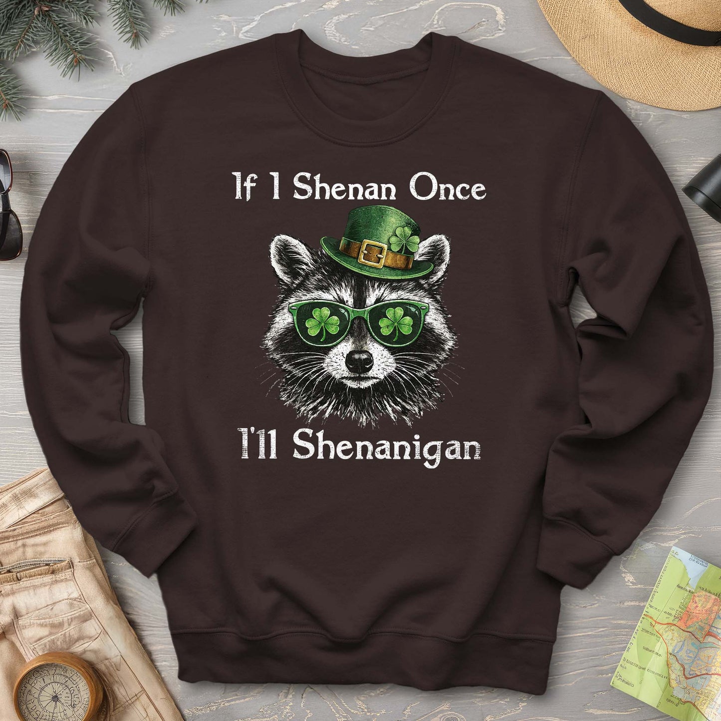 Shenanigans Raccoon Sweatshirt