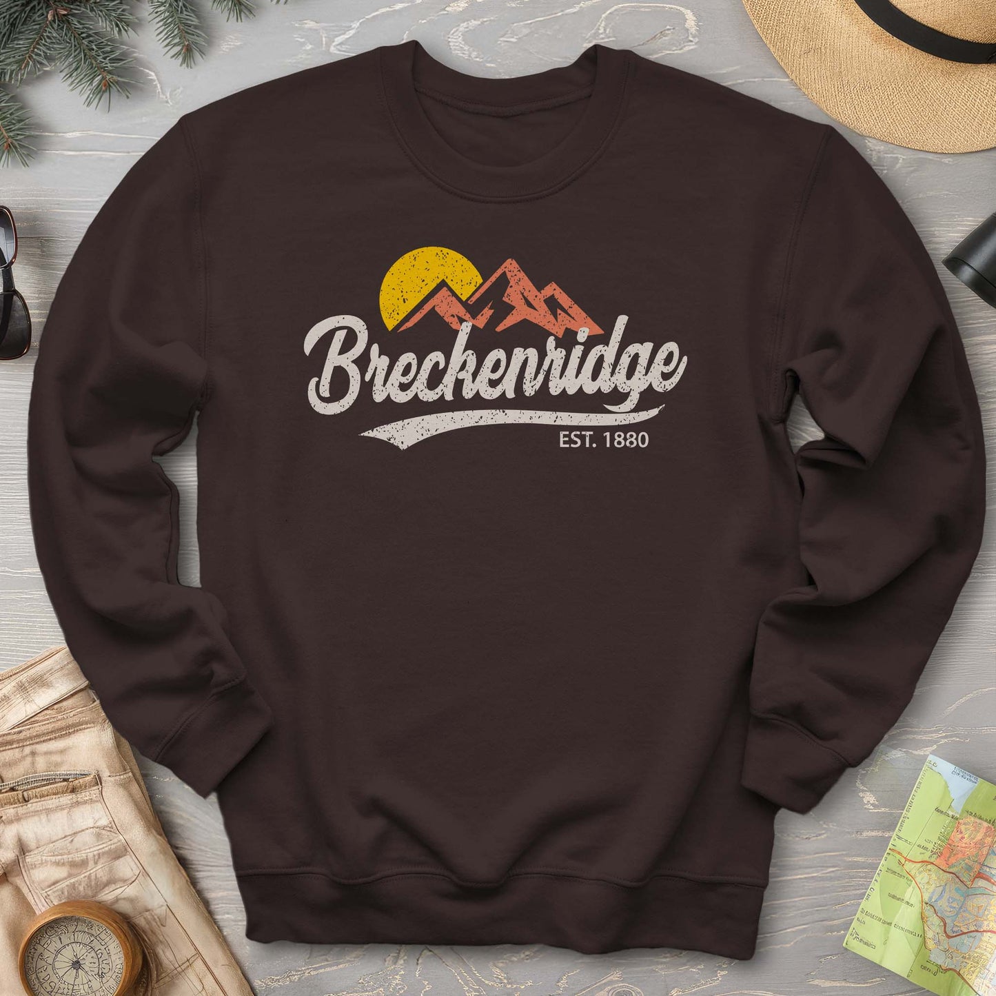Breckenridge Vintage Script Sweatshirt