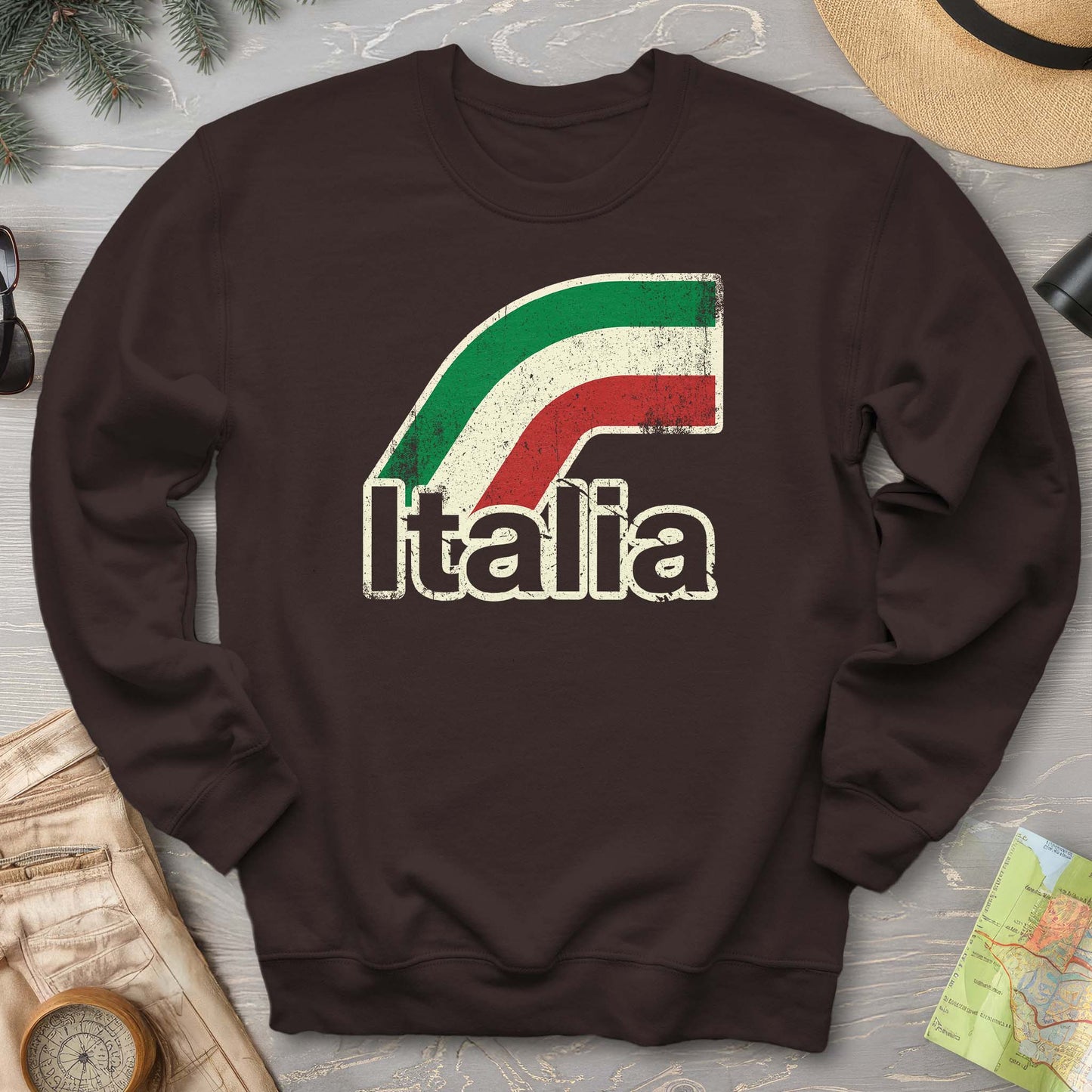 Italia Stripes Sweatshirt