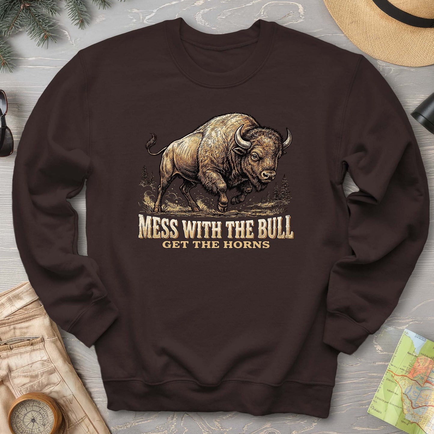 Mess With the Bull Sweatshirt
