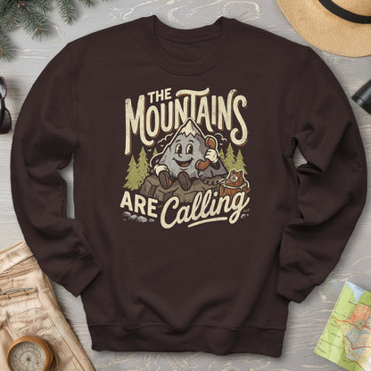 Mountains Calling Retro Sweatshirt