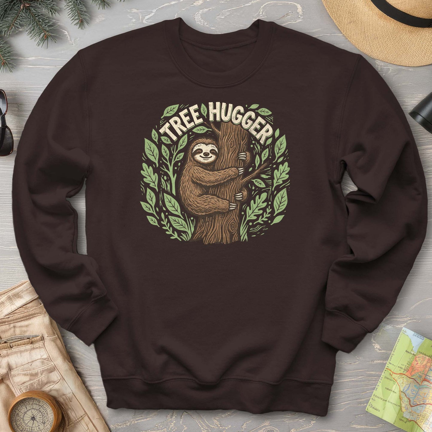 Tree Hugger Sloth Sweatshirt